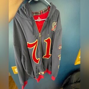 Disney Parks Red and Black Plaid Hoodie